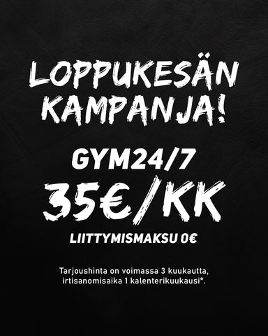 Riihimäki GYM 24/7 ! KAMPANJA !